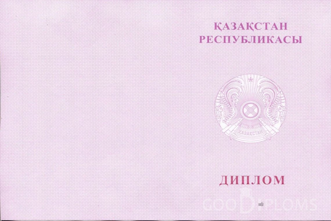 Казахский диплом техникума с отличием - Обратная сторона- Черкассы